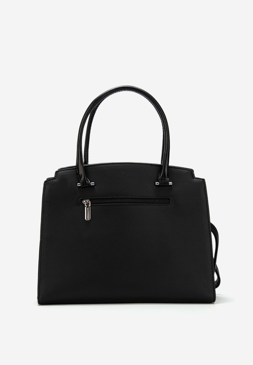 Czarna torebka do biura Silvia Rosa 8179