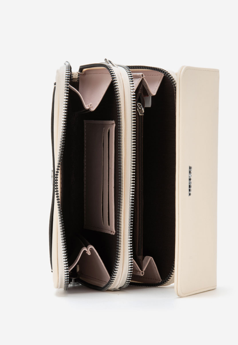 Beżowe kopertówka Silvia Rosa 3028