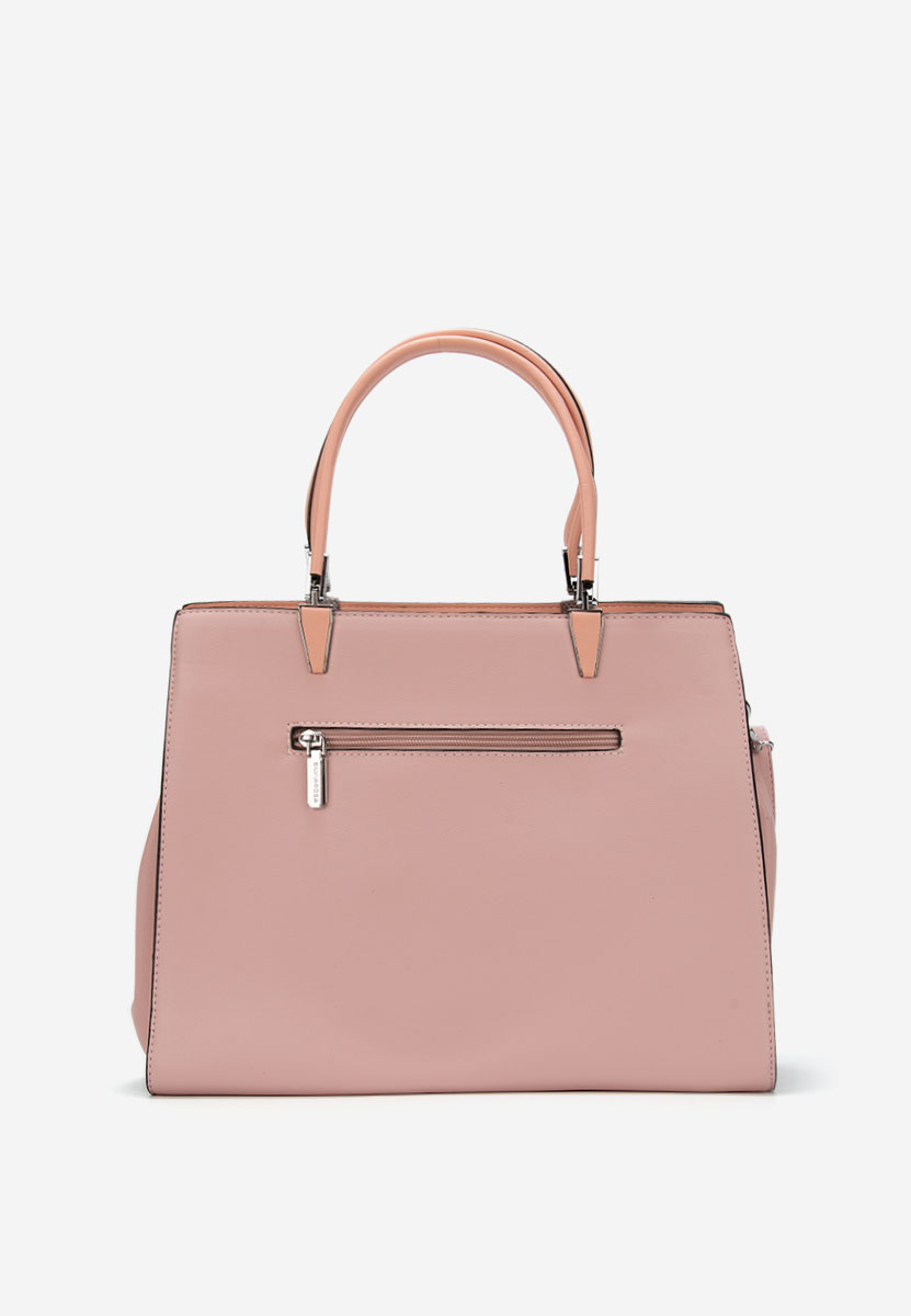 Różowe torebka do biura Silvia Rosa 8170