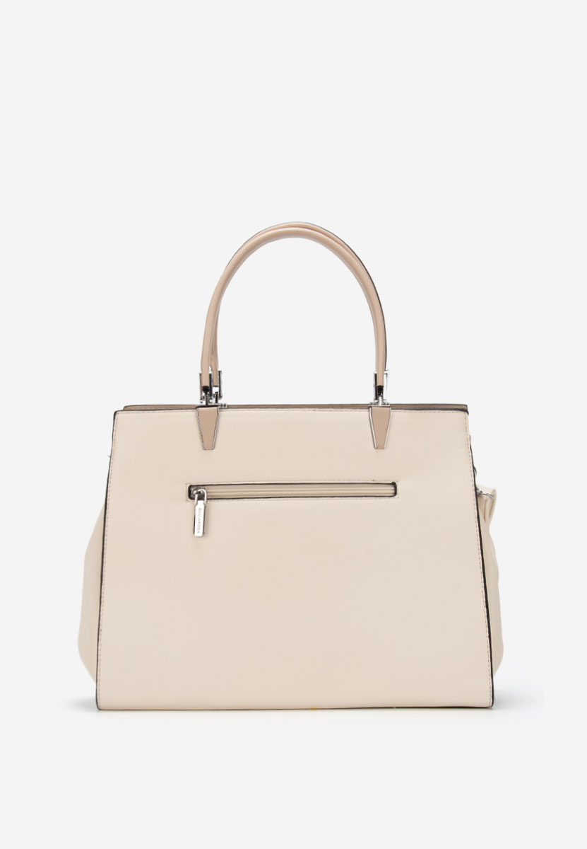 Białe torebka do biura Silvia Rosa 8170