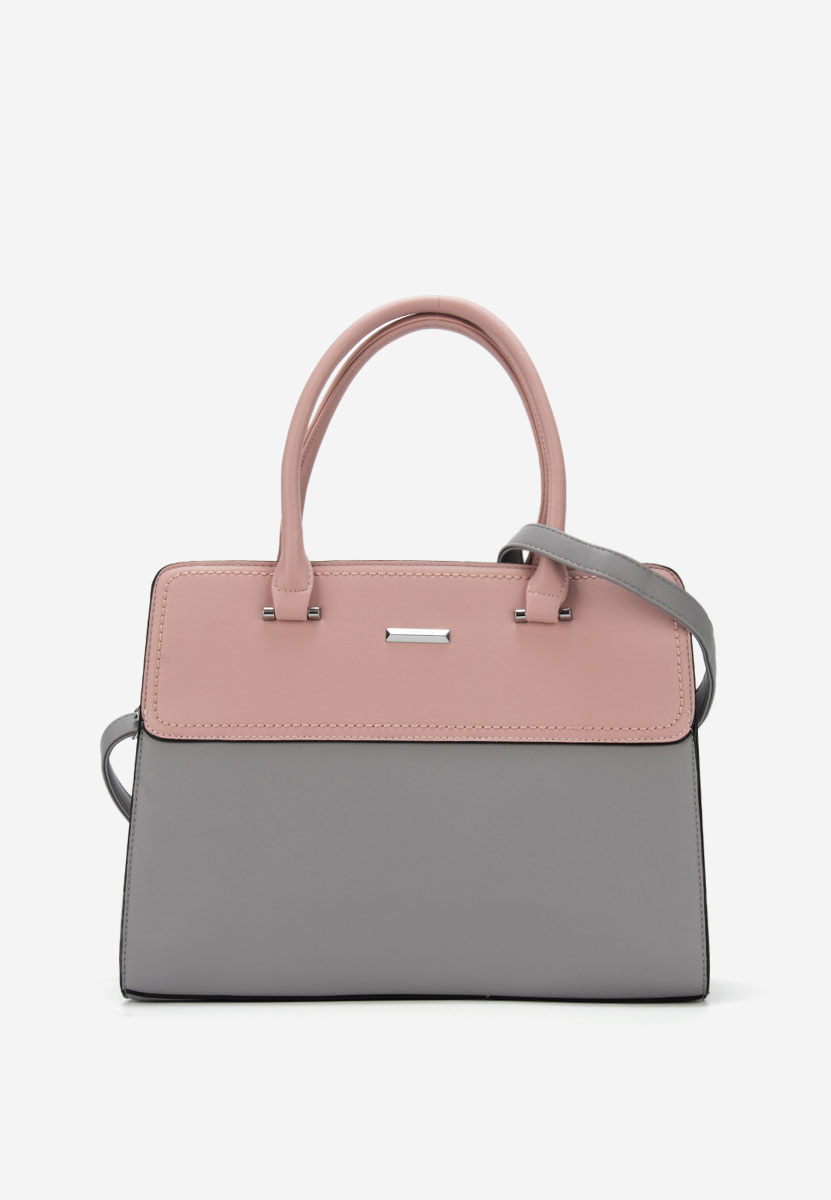 Szare torebka do biura Silvia Rosa 6793