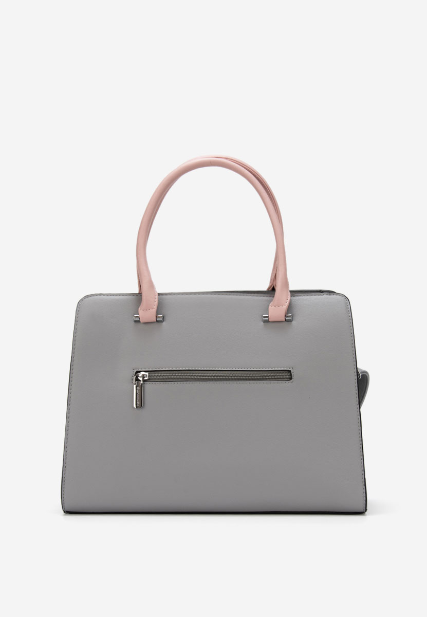 Szare torebka do biura Silvia Rosa 6793