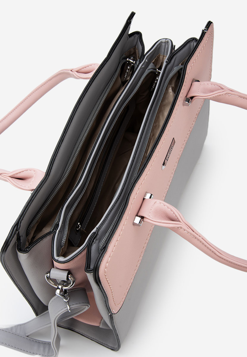 Szare torebka do biura Silvia Rosa 6793