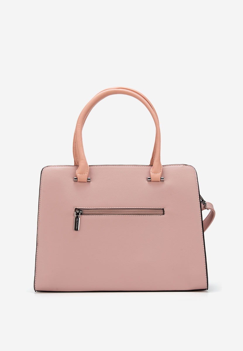 Różowe torebka do biura Silvia Rosa 6793