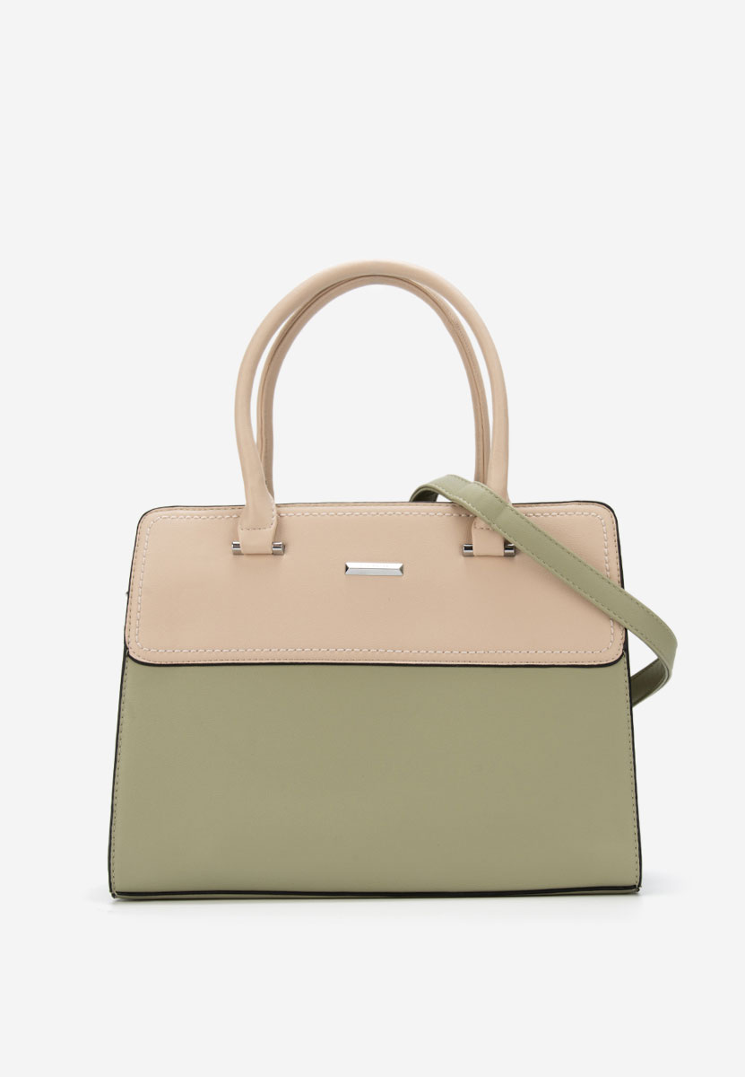 Zielone torebka do biura Silvia Rosa 6793