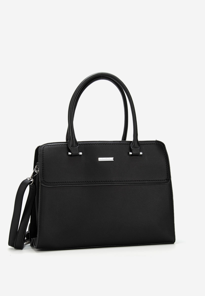 Czarna torebka do biura Silvia Rosa 6793