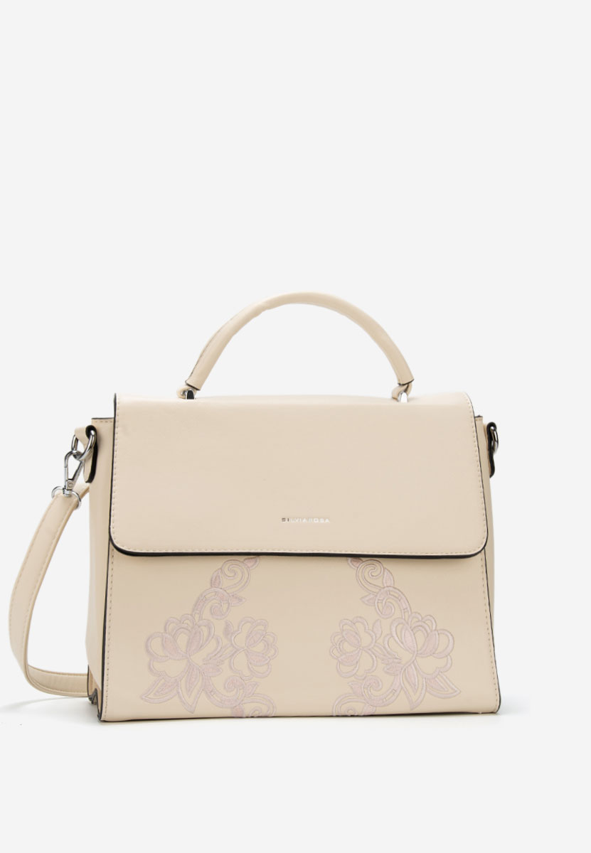 Beżowe torebka do ręki Silvia Rosa 5960