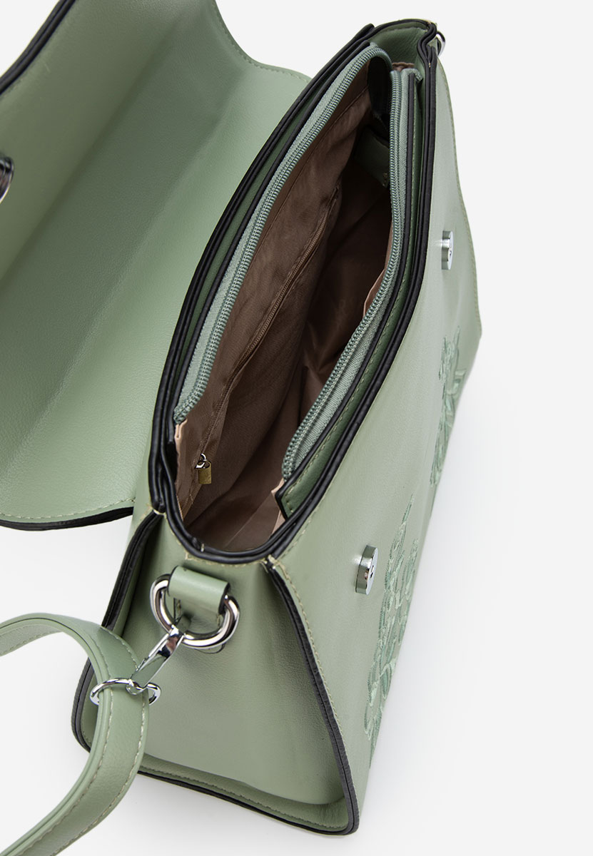 Zielone torebka do ręki Silvia Rosa 5960