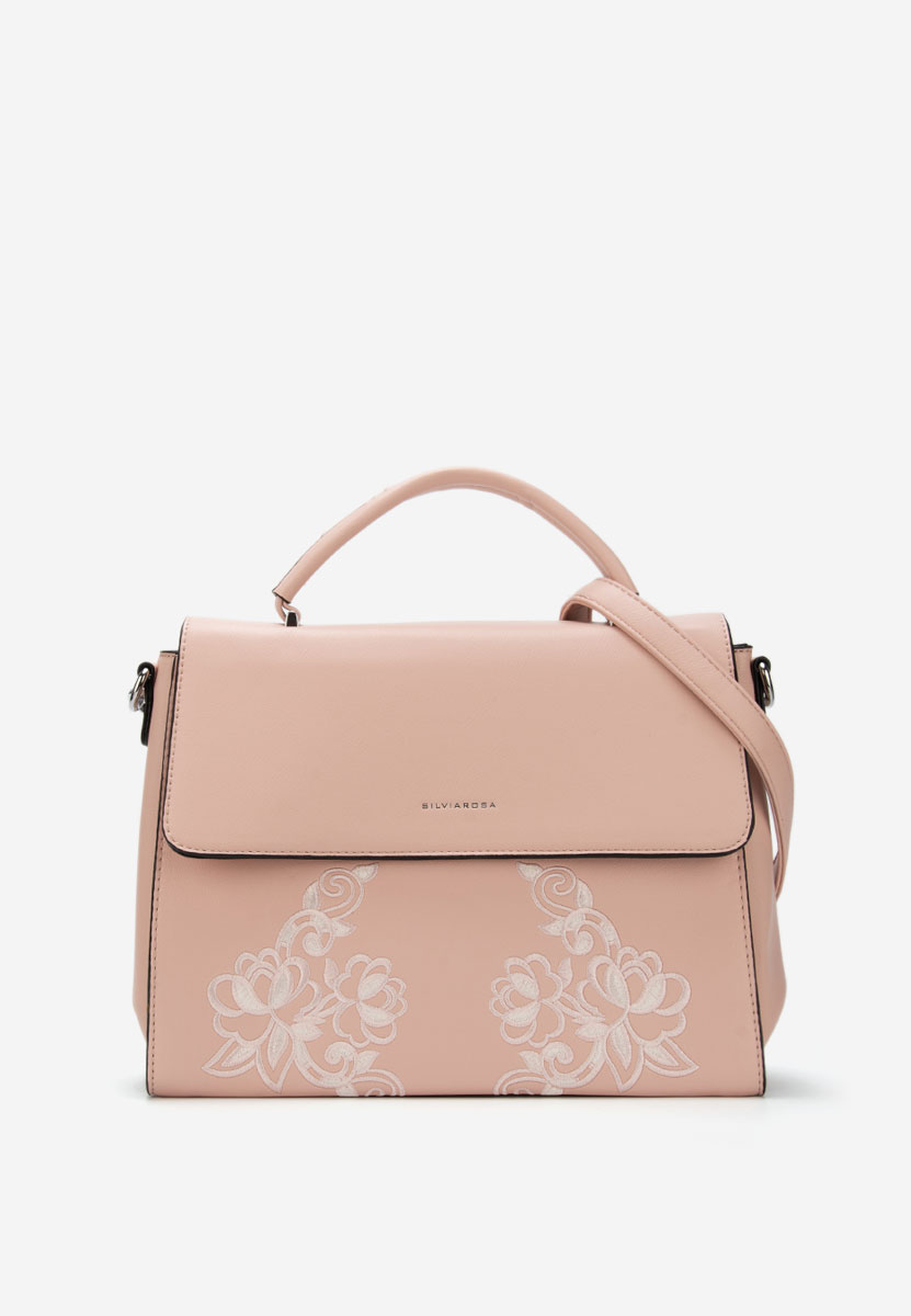 Różowe torebka do ręki Silvia Rosa 5960