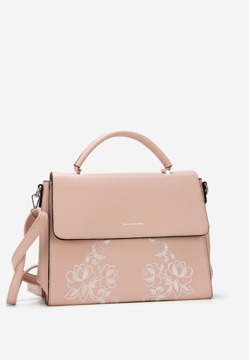 Różowe torebka do ręki Silvia Rosa 5960