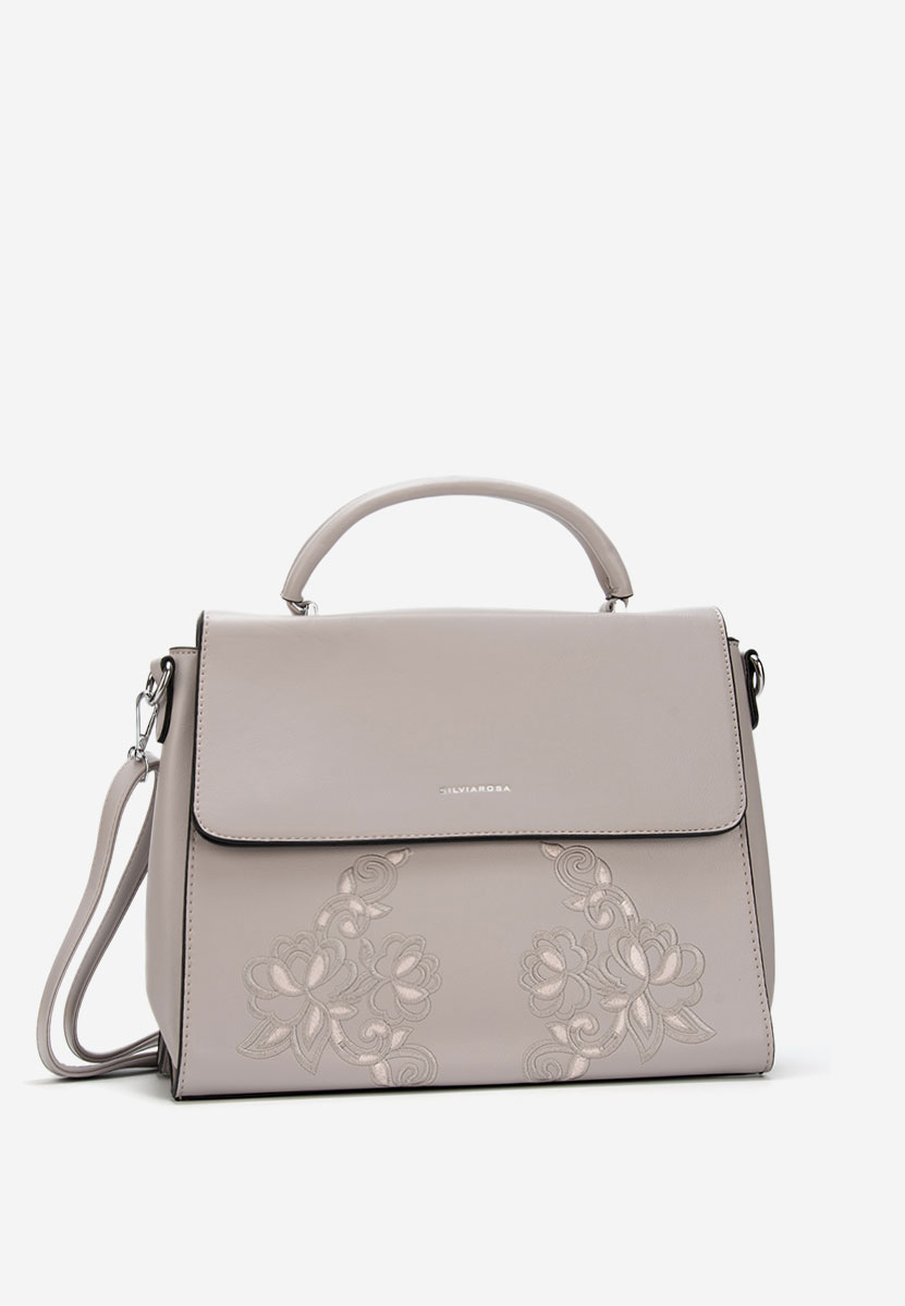 Szare torebka do ręki Silvia Rosa 5960