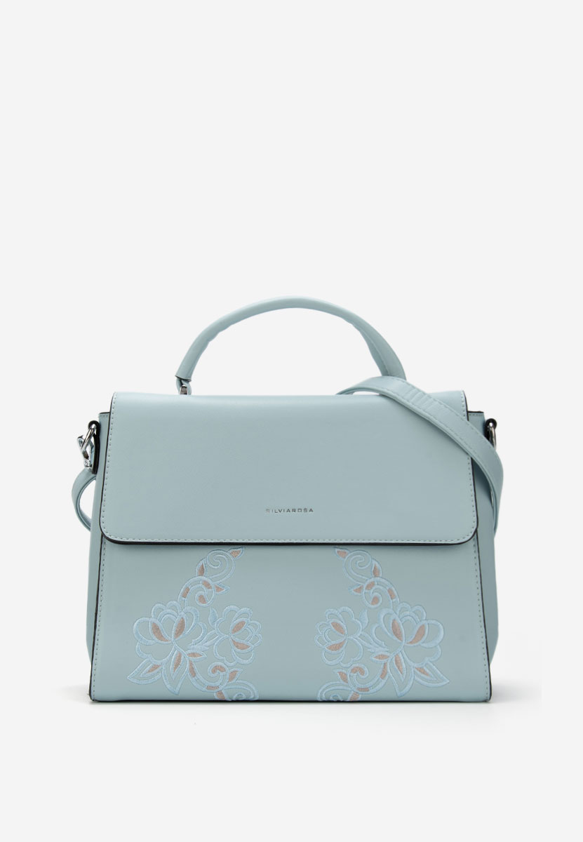 Niebieskie torebka do ręki Silvia Rosa 5960