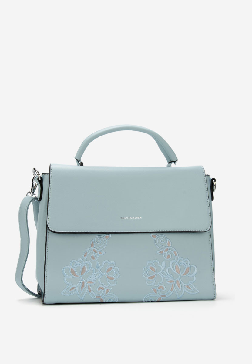 Niebieskie torebka do ręki Silvia Rosa 5960