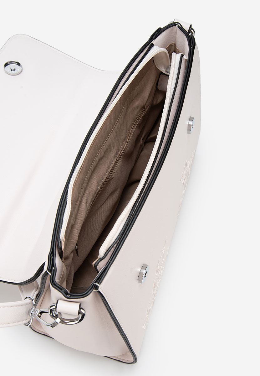 Białe torebka do ręki Silvia Rosa 5960