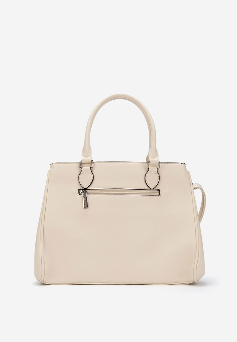 Białe torebka do biura Silvia Rosa 8180