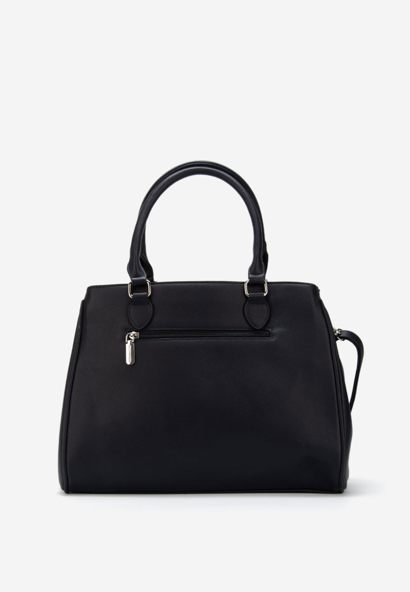 Granatowe torebka do biura Silvia Rosa 8180