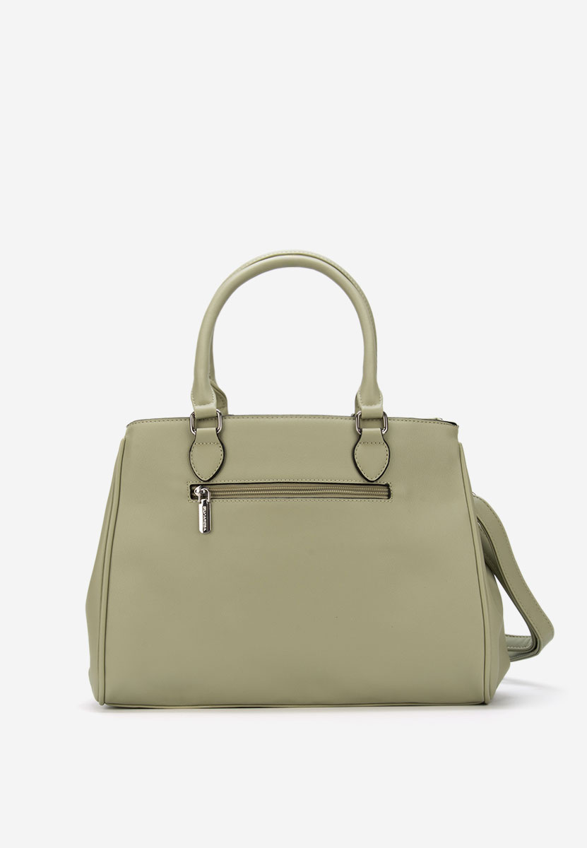 Zielone torebka do biura Silvia Rosa 8180