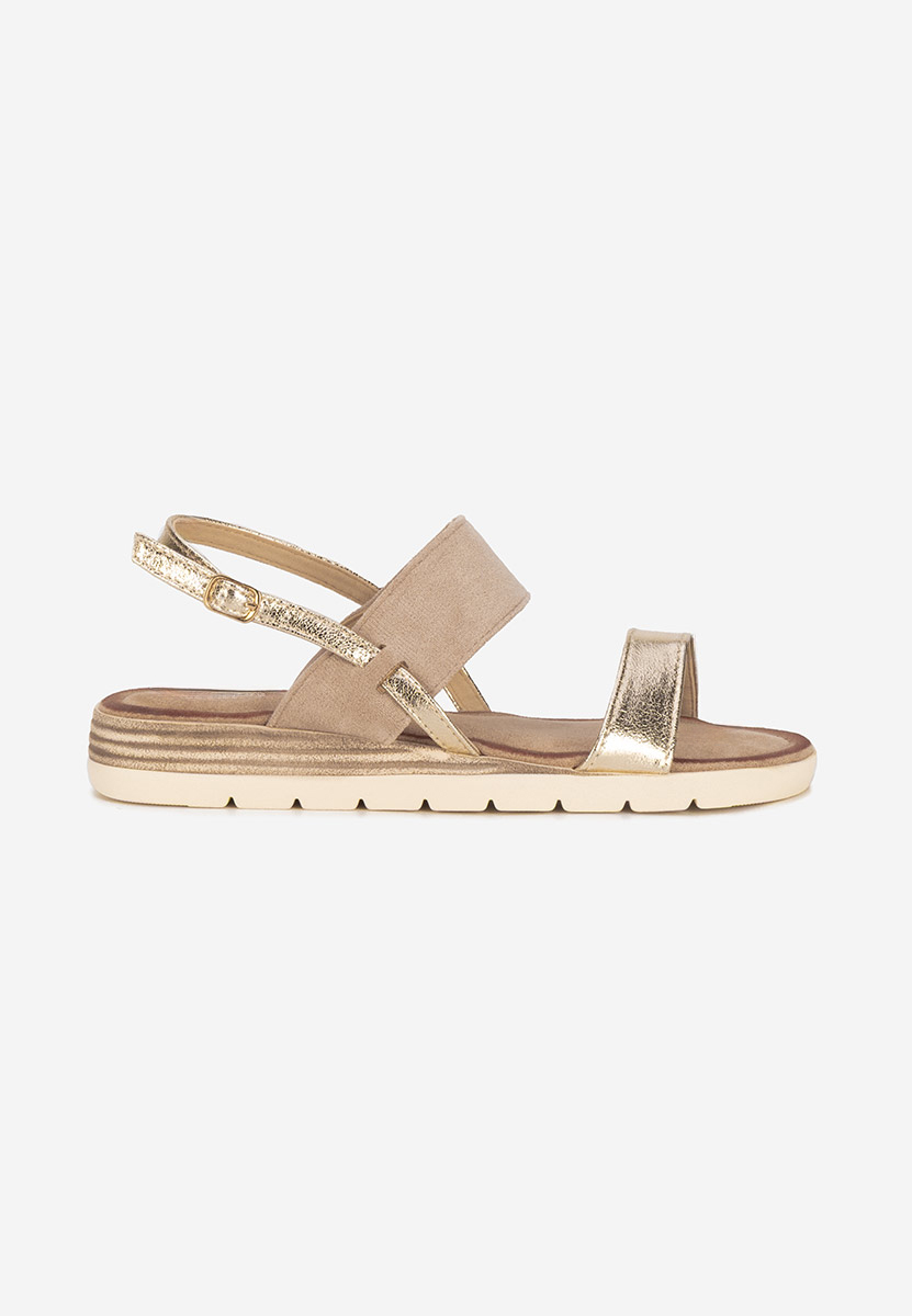 Khaki sandały damskie Sheilla