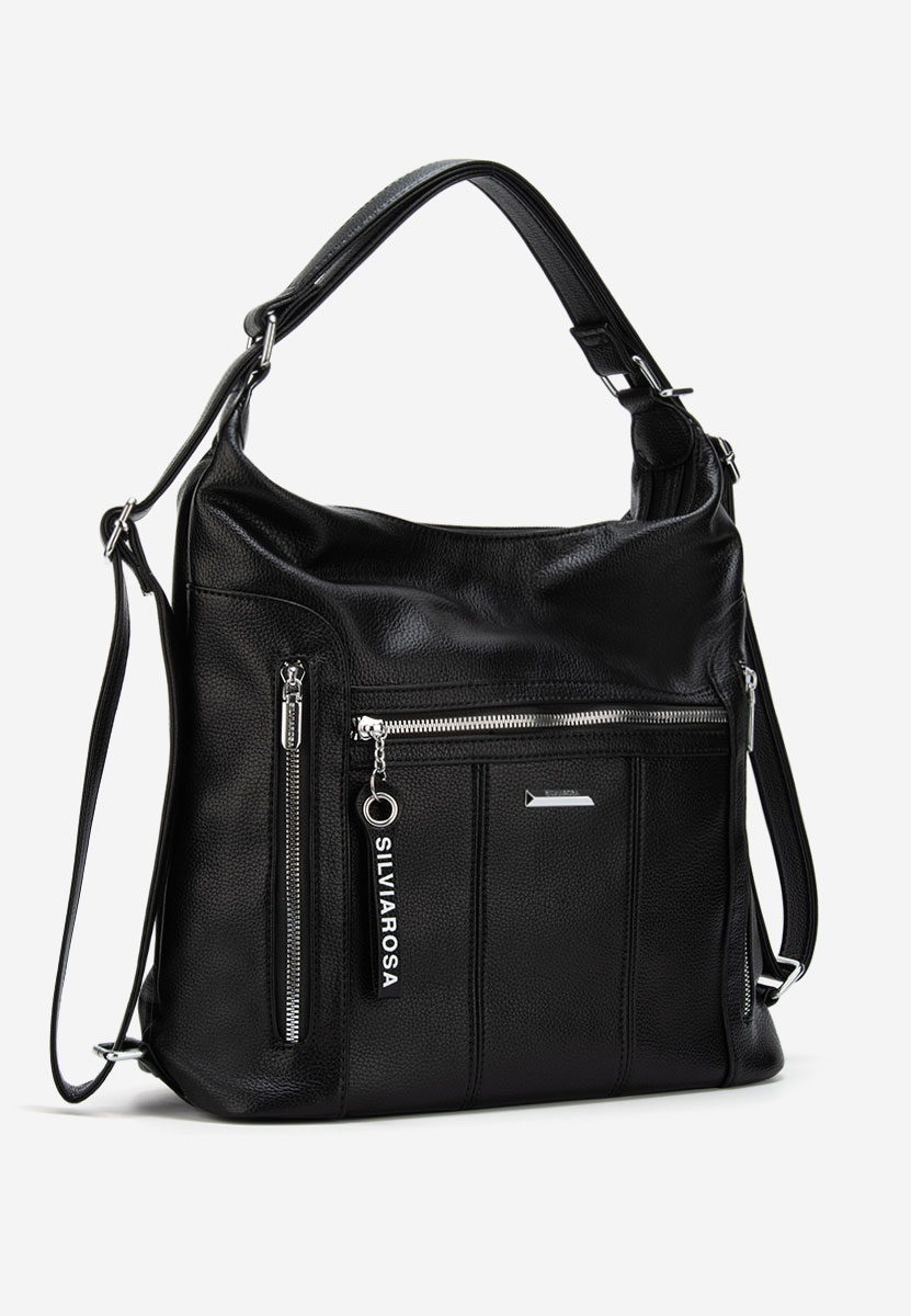 Czarna torebka do ręki Silvia Rosa 6072