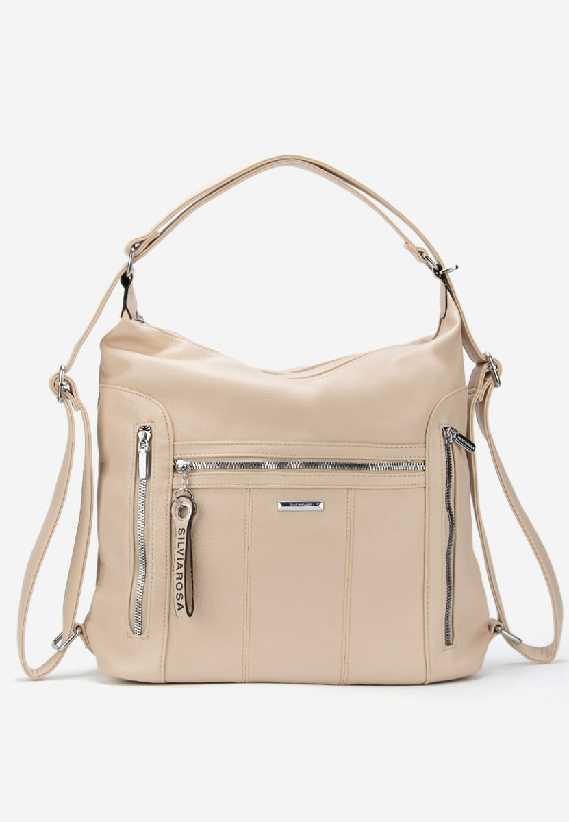 Beżowe torebka do ręki Silvia Rosa 6072