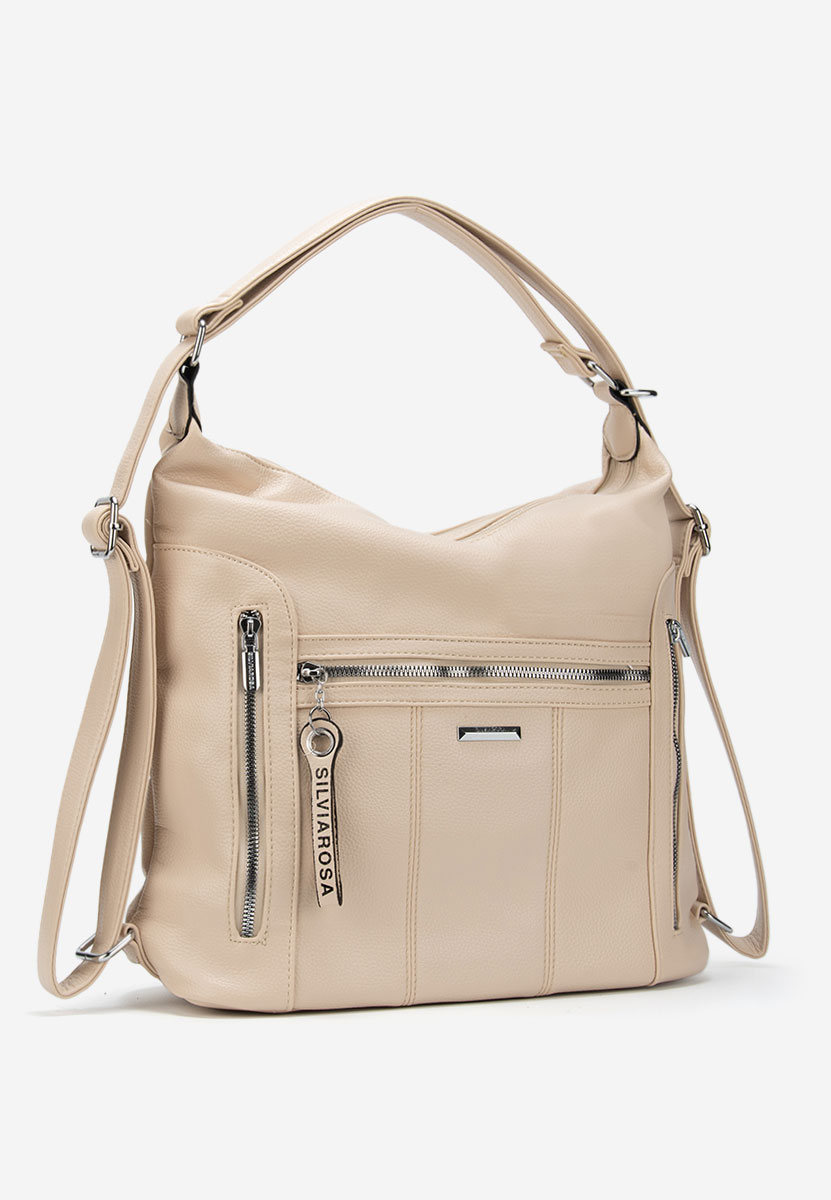 Beżowe torebka do ręki Silvia Rosa 6072