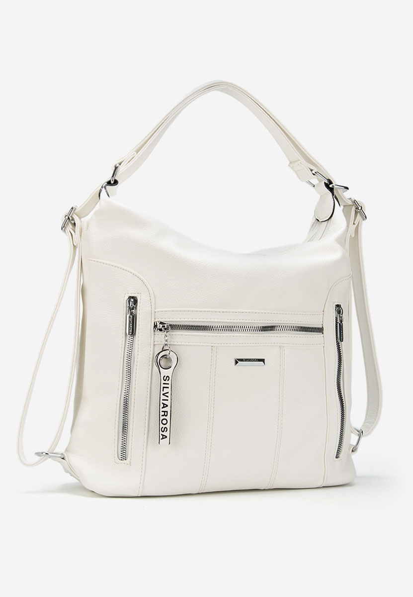 Białe torebka do ręki Silvia Rosa 6072