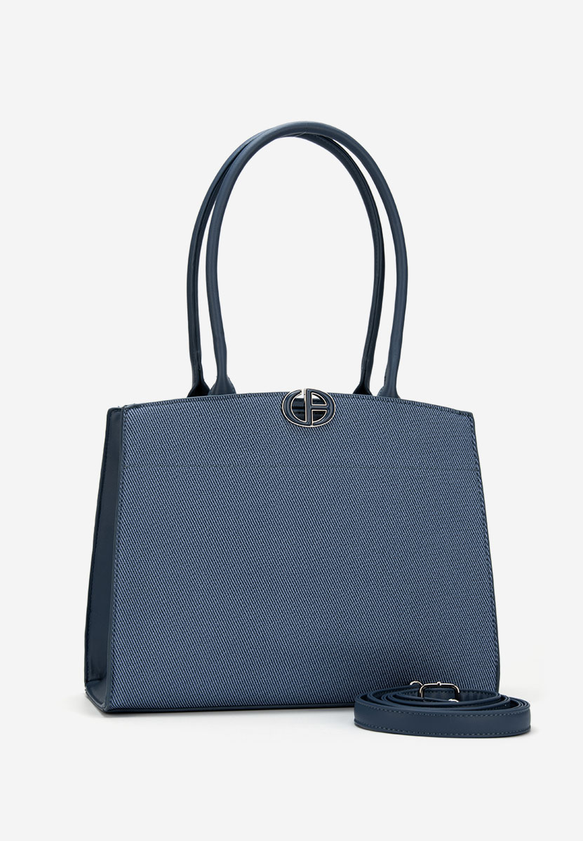 Granatowe torebka do biura Jaylena