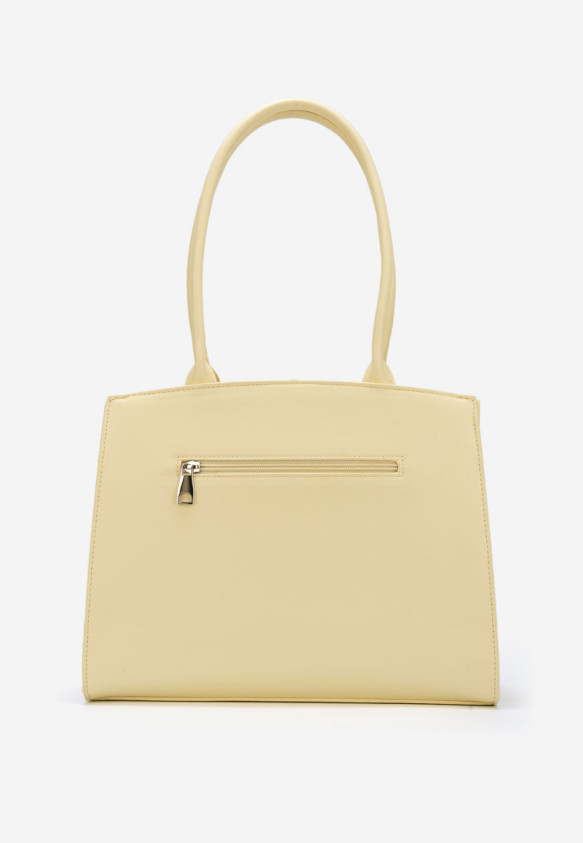 Żółte torebka do biura Jaylena