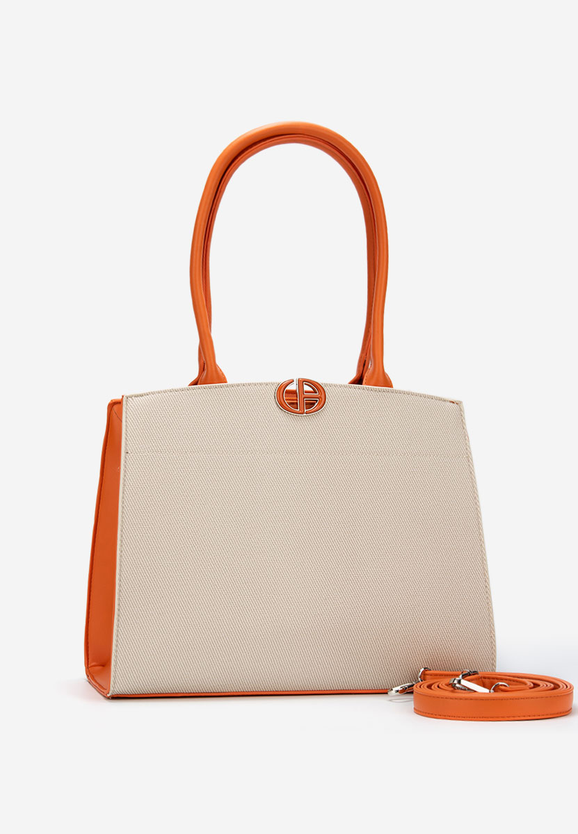 Pomarańczowe torebka do biura Jaylena