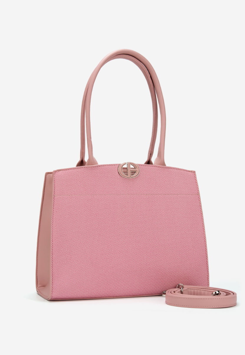 Różowe torebka do biura Jaylena