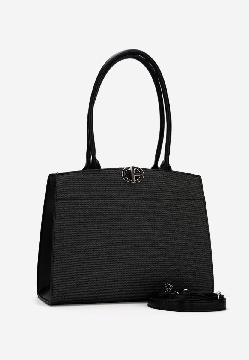 Czarna torebka do biura Jaylena