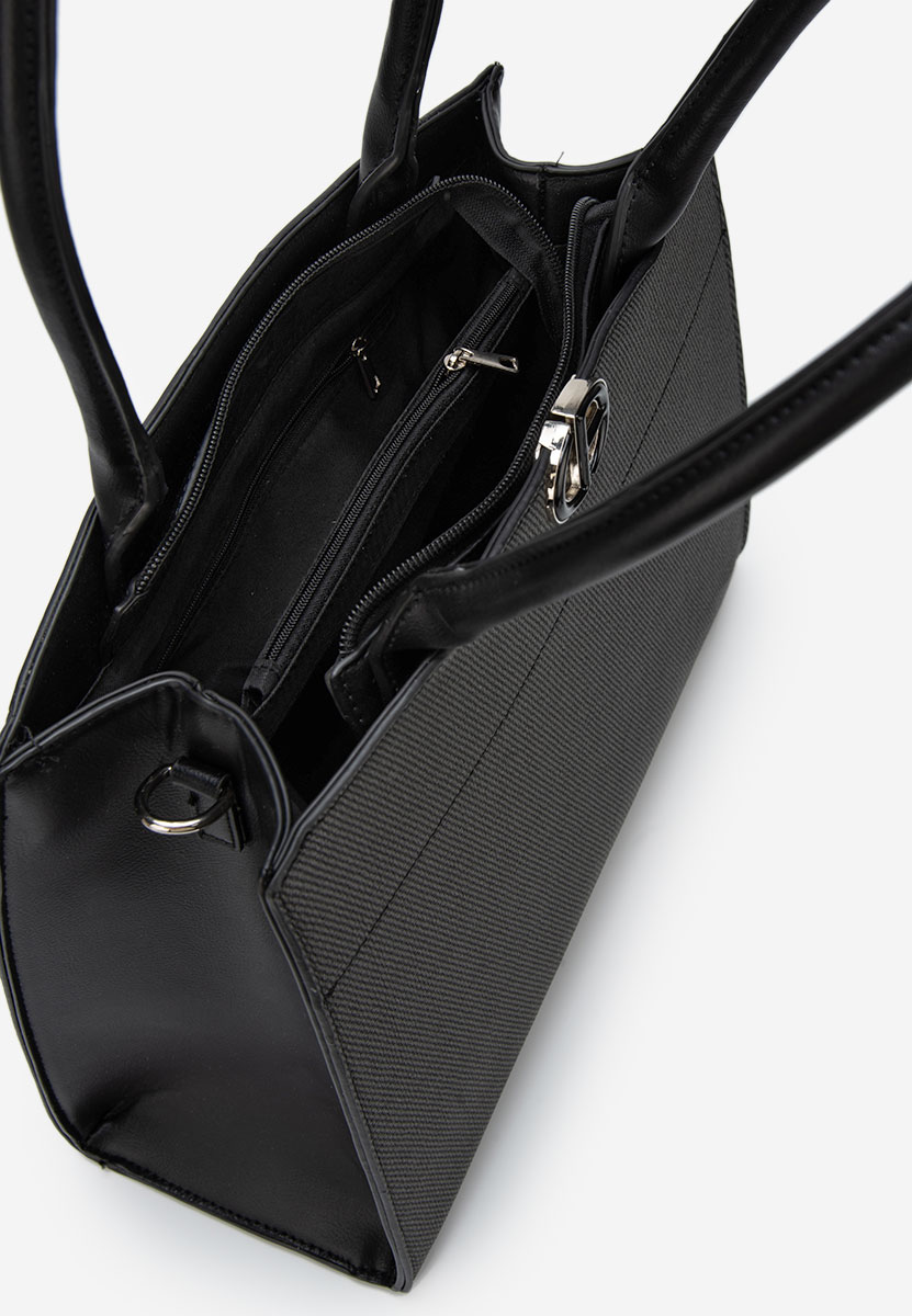 Czarna torebka do biura Jaylena