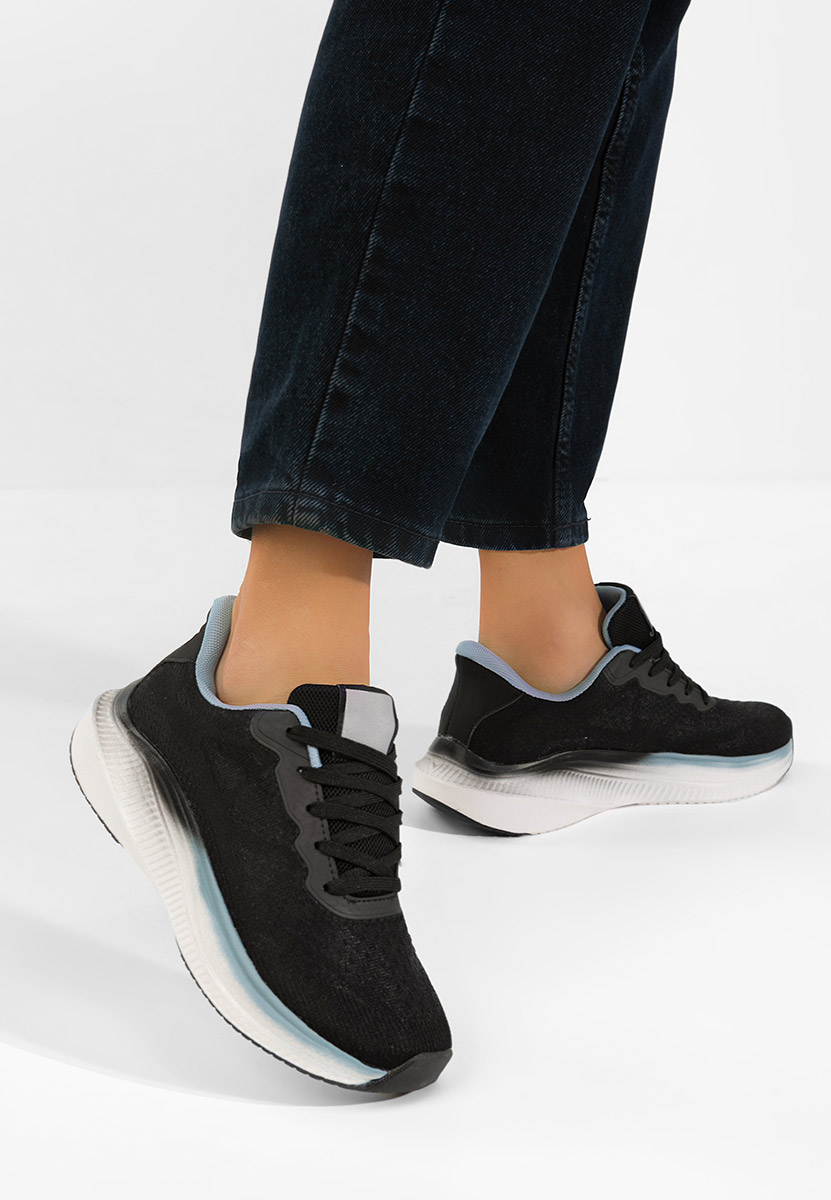 Czarne sneakersy damskie Emelie