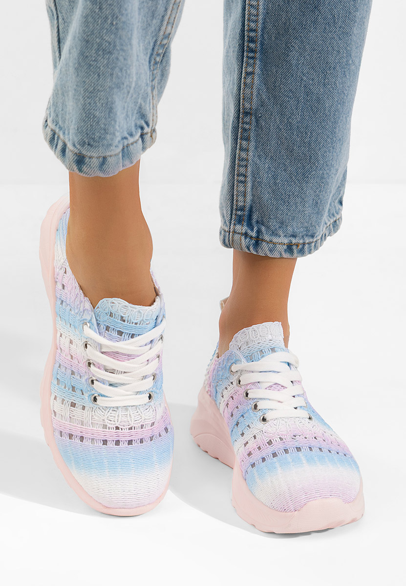 Wielokolorowy sneakersy damskie Valeia