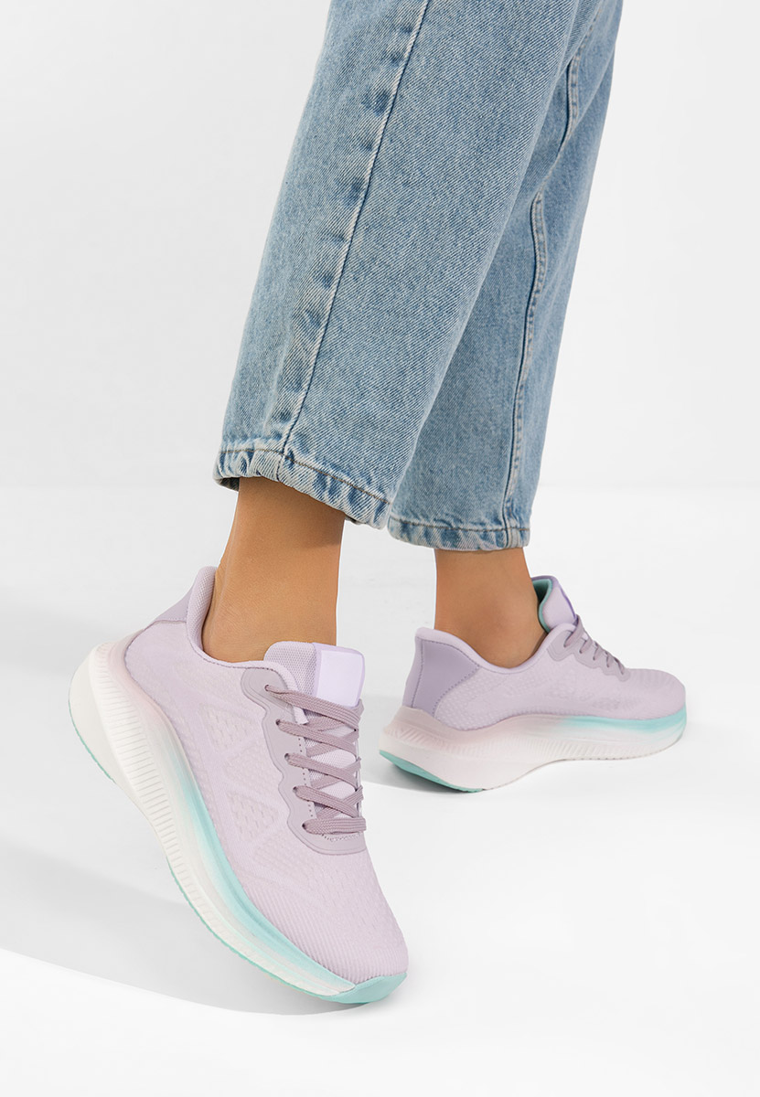 Fioletowe sneakersy damskie Emelie
