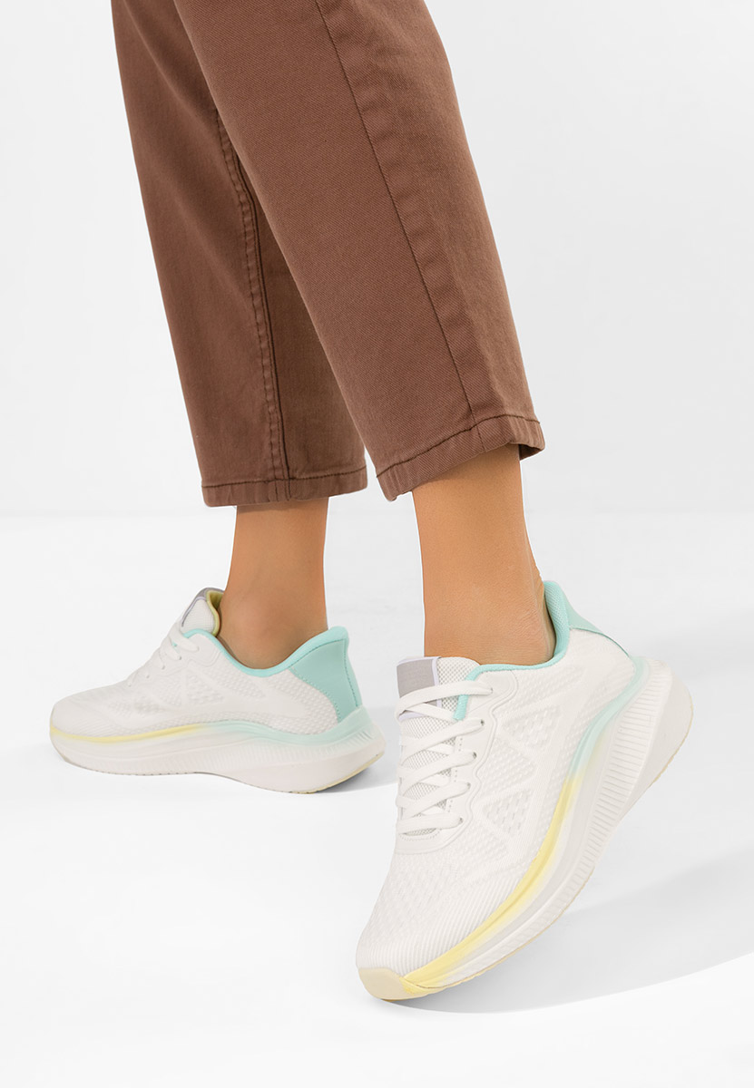 Białe sneakersy damskie Emelie