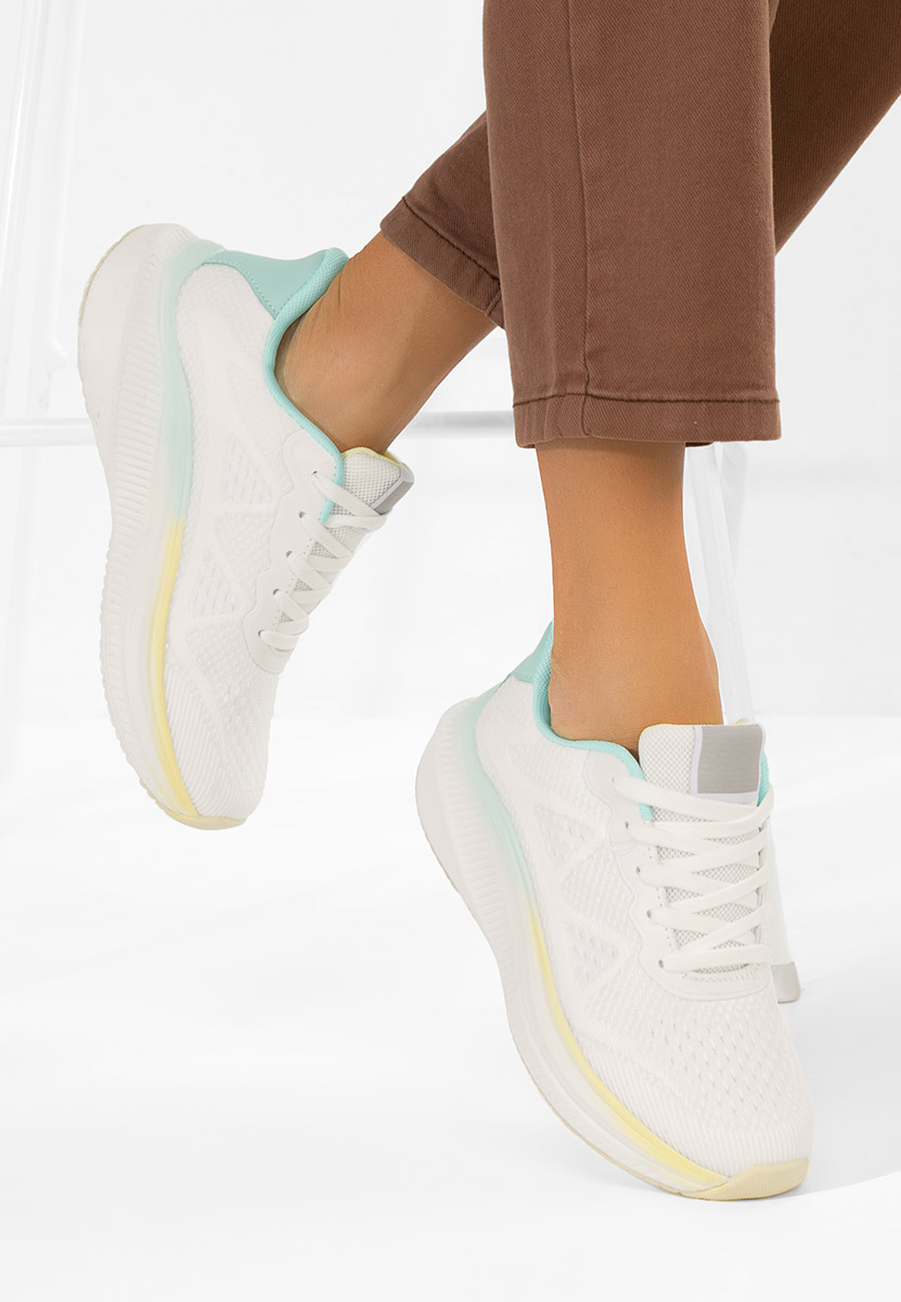 Białe sneakersy damskie Emelie