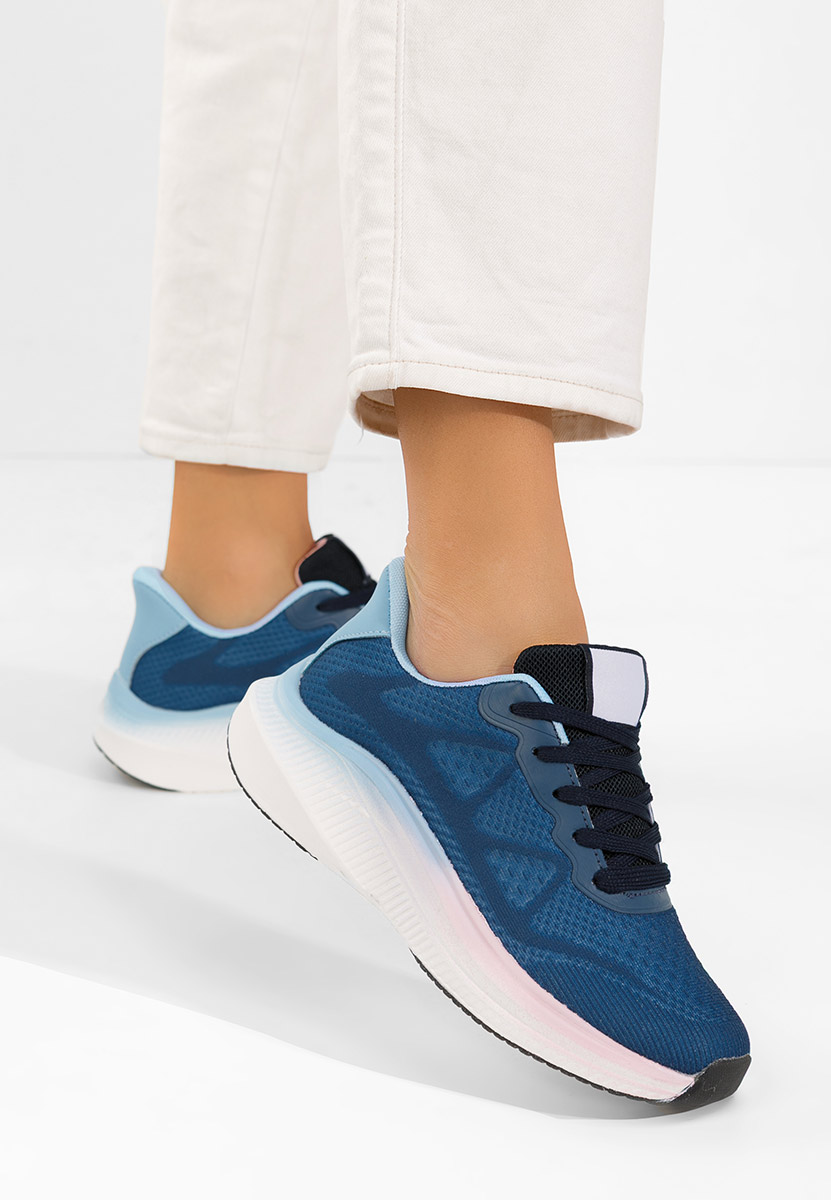 Granatowe sneakersy damskie Emelie