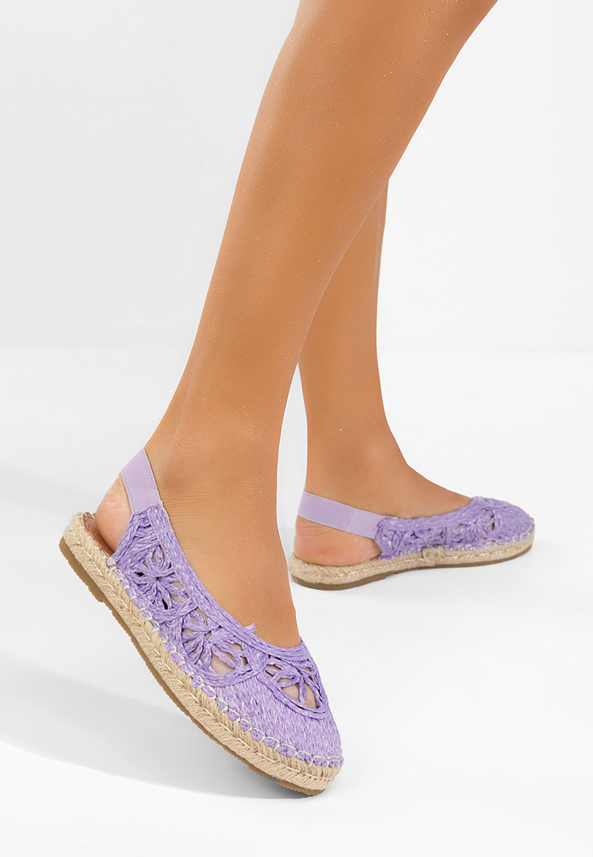Fioletowe espadryle damskie Mistala