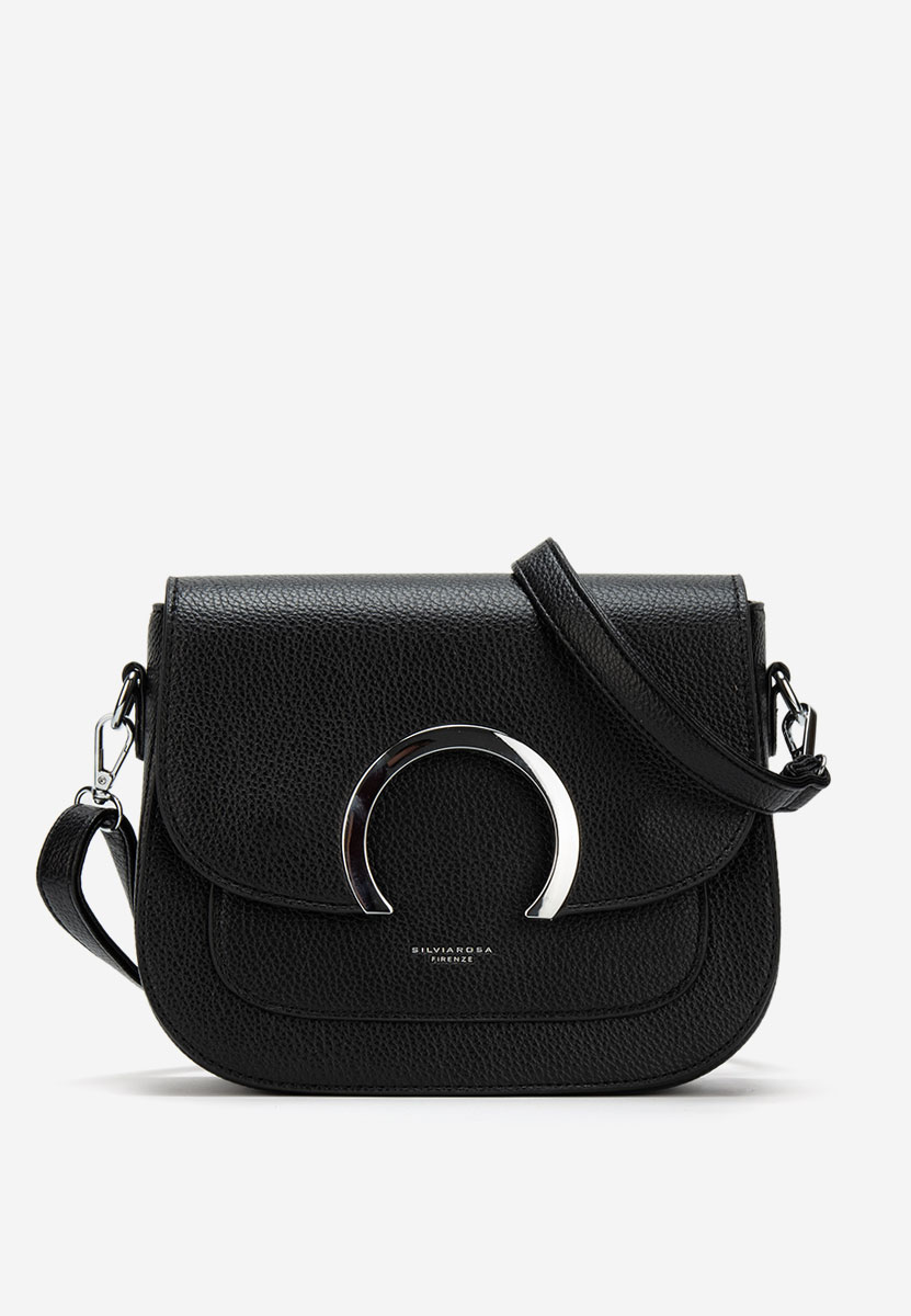 Czarna torebka na ramię Silvia Rosa 25J511