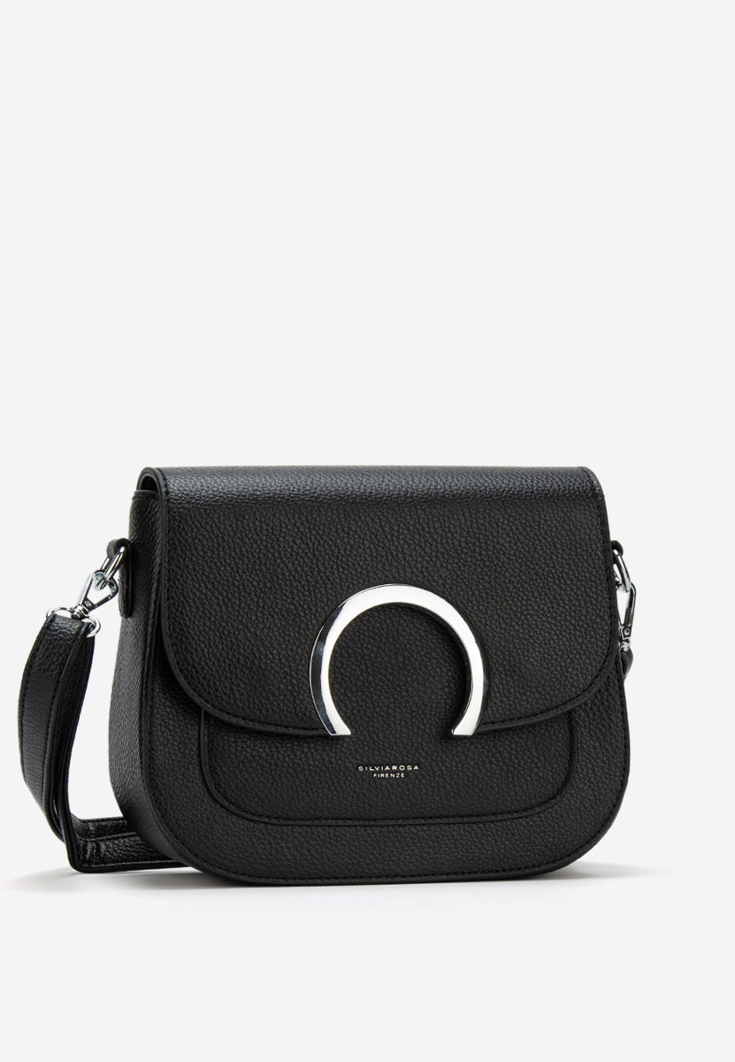 Czarna torebka na ramię Silvia Rosa 25J511