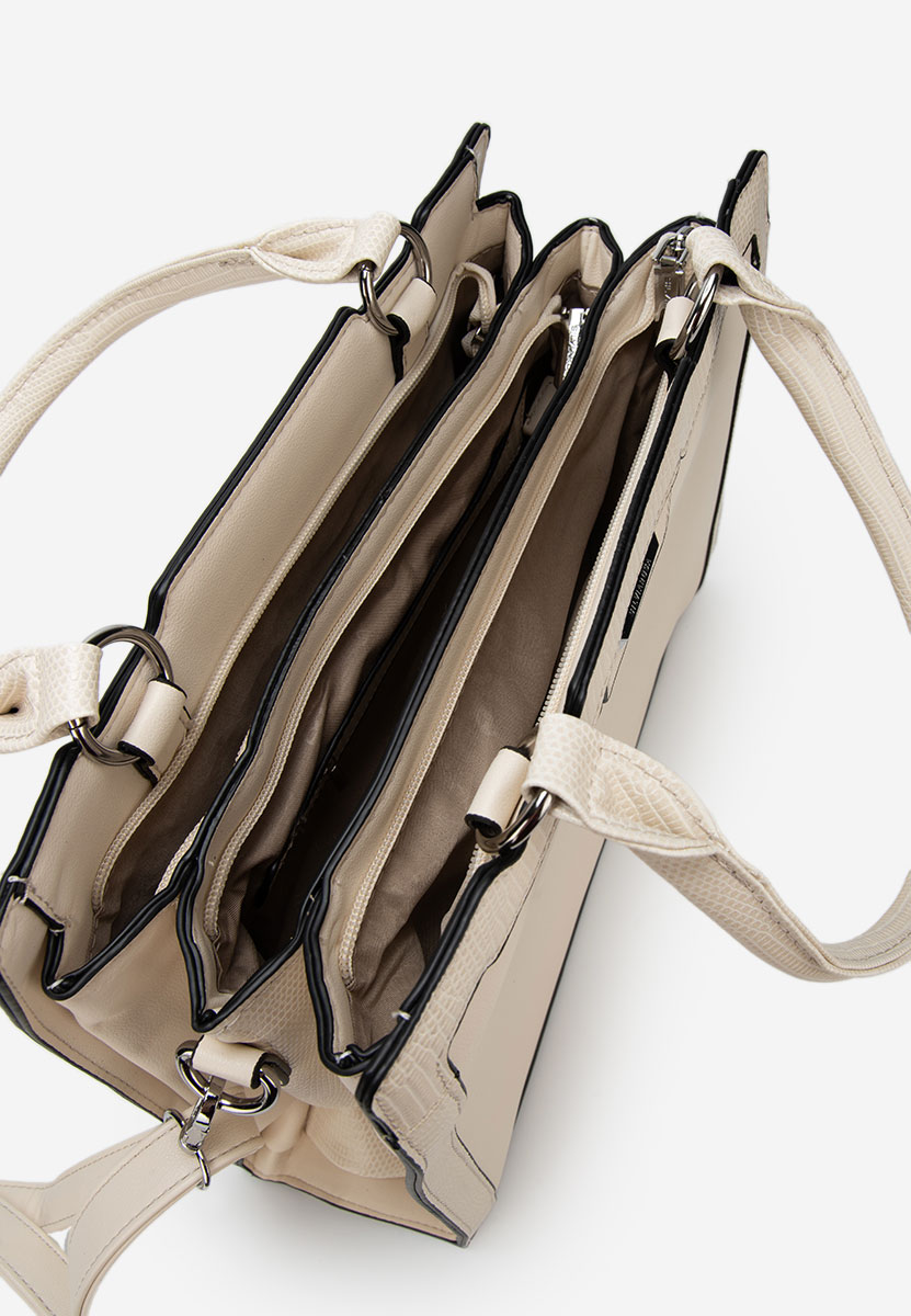 Białe torebka do ręki Silvia Rosa 8174