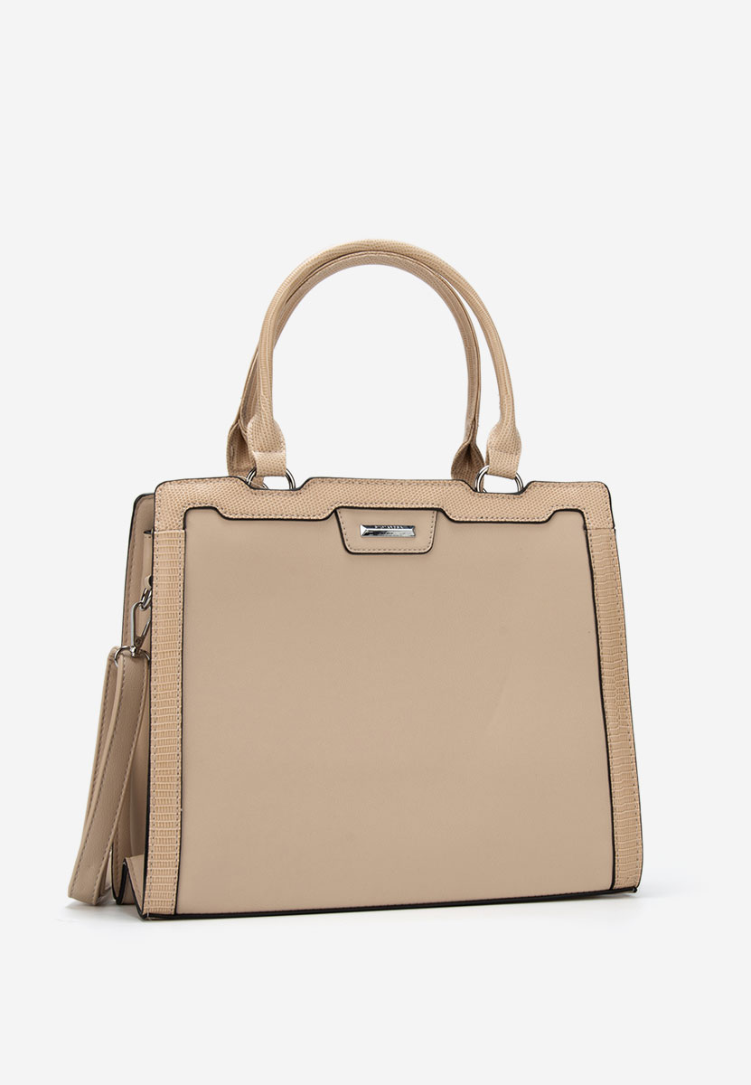 Beżowe torebka do ręki Silvia Rosa 8174
