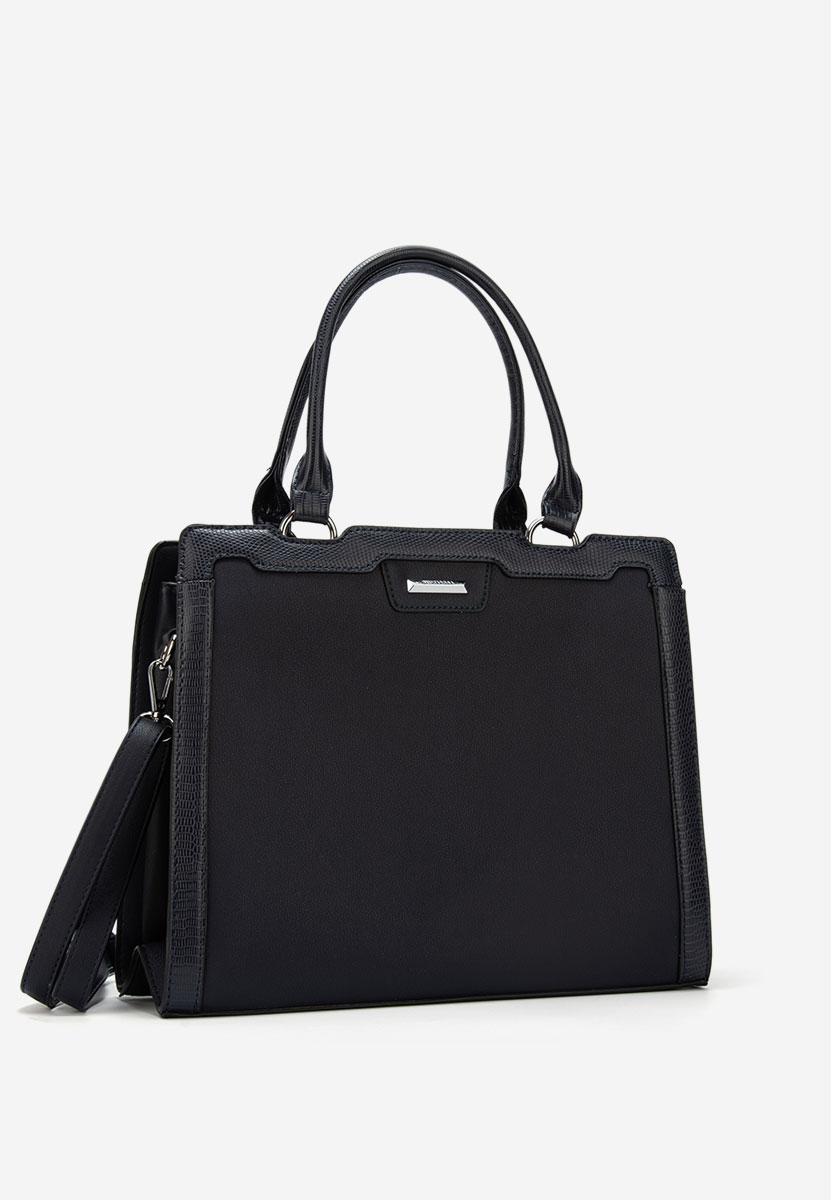 Granatowe torebka do ręki Silvia Rosa 8174