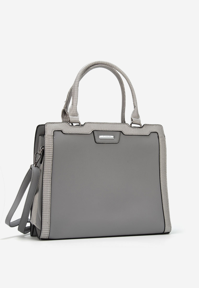 Szare torebka do ręki Silvia Rosa 8174