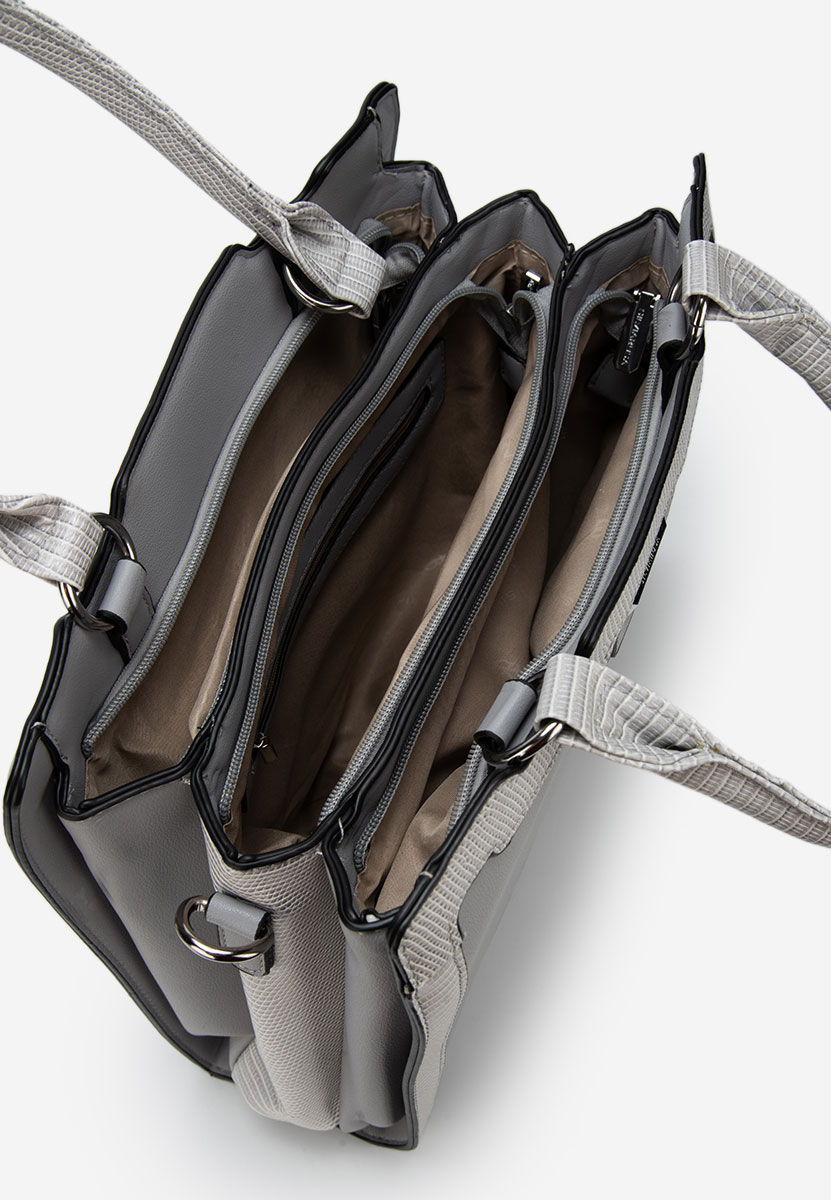 Szare torebka do ręki Silvia Rosa 8174