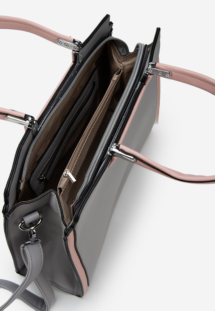 Szare torebka do ręki Silvia Rosa 8166