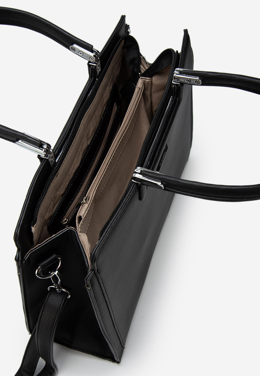 Czarna torebka do ręki Silvia Rosa 8166