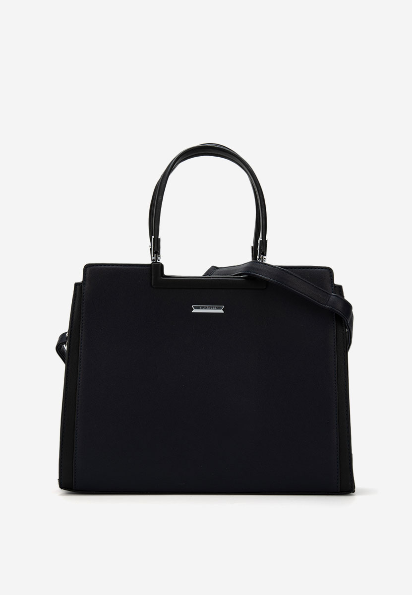 Granatowe torebka do ręki Silvia Rosa 8166