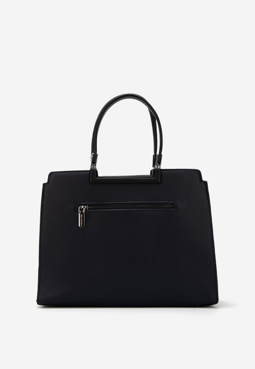 Granatowe torebka do ręki Silvia Rosa 8166